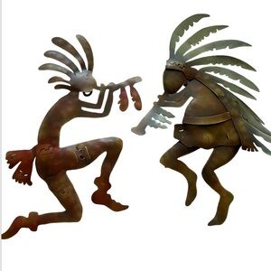 Metal Southwest Retro Koko Pelli 2 Pc